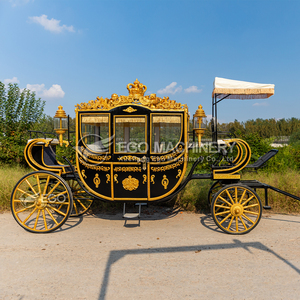 Charrette royale à prix de gros pour le tourisme, calèche royale électrique sans chevaux pour le tourisme et les mariages - Product Image 2