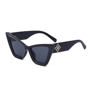 Lunettes de soleil Partagas Fashion Cat Eye Designer avec logo personnalisé, monture surdimensionnée, protection UV, <span class=keywords><strong>pour</strong></span> femmes et hommes unisexes - Product Image 5