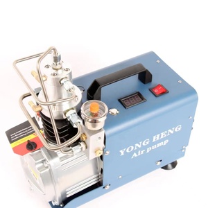 Compresseur d'air PCP YONG <span class=keywords><strong>HENG</strong></span> amélioré, pression réglable, 110V monocylindre, 220V haute pression 4500psi 300bar 30mpa pour la plongée sous-marine - Product Image 1