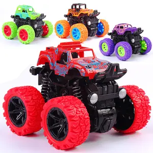 Monster Truck accionado por fricción, coches de juguete antigolpes, 360