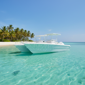 Yacht Sportivo Oceanico Personalizzato <span class=keywords><strong>da</strong></span> 7,20m (24ft) in Vetroresina con Scafo <span class=keywords><strong>a</strong></span> V Profondo, <span class=keywords><strong>Barca</strong></span> <span class=keywords><strong>a</strong></span> <span class=keywords><strong>Vela</strong></span> <span class=keywords><strong>a</strong></span> Due Motori per Pesca e Sport - Product Image 4