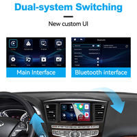 Decodificador Inalámbrico Carplay para Infiniti QX60 Q70, Actualización de Sistema de Infoentretenimiento de Lujo, Android Auto, Marca Premium