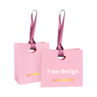Emballage de bonbons de mariage, sacs cadeaux en papier kraft de luxe personnalisés, poignées en ruban, matériaux recyclés, artisanat de bougies, impression offset