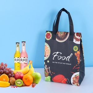 Sacs isothermes personnalisés en tissu biodégradable avec logo, imperméables, non tissés, pour exposition, vente en gros - Product Image 1
