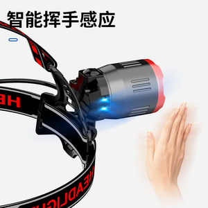 Faro LED de 5W recargable de alto brillo con zoom para camping, pesca y trabajo - Product Image 3