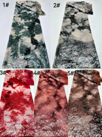 Robes de mariée sirène à dégradé de cristaux chatoyants, tissu en dentelle à paillettes