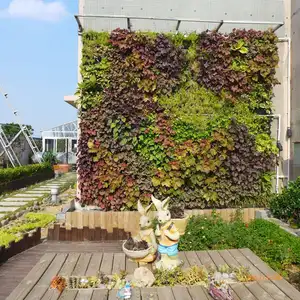 Vaso da fiori da giardinaggio in PP a parete con una tasca decorativo 1 metro quadrato fioriera da giardino verticale fai da te greenwall Vertical Kit