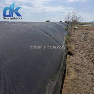 Sac de géobags en polypropylène haute ténacité PP tissé géotexile boue assèchement Geobag pour remblai marin et berge de rivière - Product Image 1