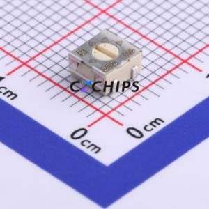 ตัวต้านทานปรับ3314J-1-202E ได้/ตัวต้านทานโพเทนชิโอมิเตอร์ SMD-3P ตัวต้านทาน4.5x4.5มม. 2Kohm 20% 250mW 100ppm/ ℃ - Product Image 1