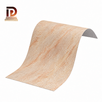 Vente en gros de carreaux de pierre flexible en travertin ultra légers, résistants aux taches, en porcelaine souple pour la décoration intérieure