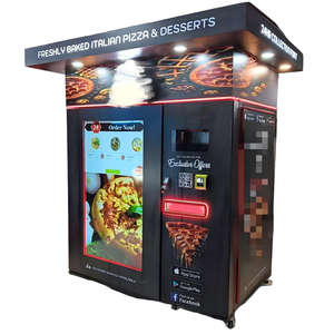 Máquina Expendedora Comercial de Pizza Caliente para Comida Rápida, Máquina Expendedora China para Interiores con Pago con Billetes, Monedas, Tarjeta de Crédito, ApplePay y Google <span class=keywords><strong>Pay</strong></span> - Product Image 2