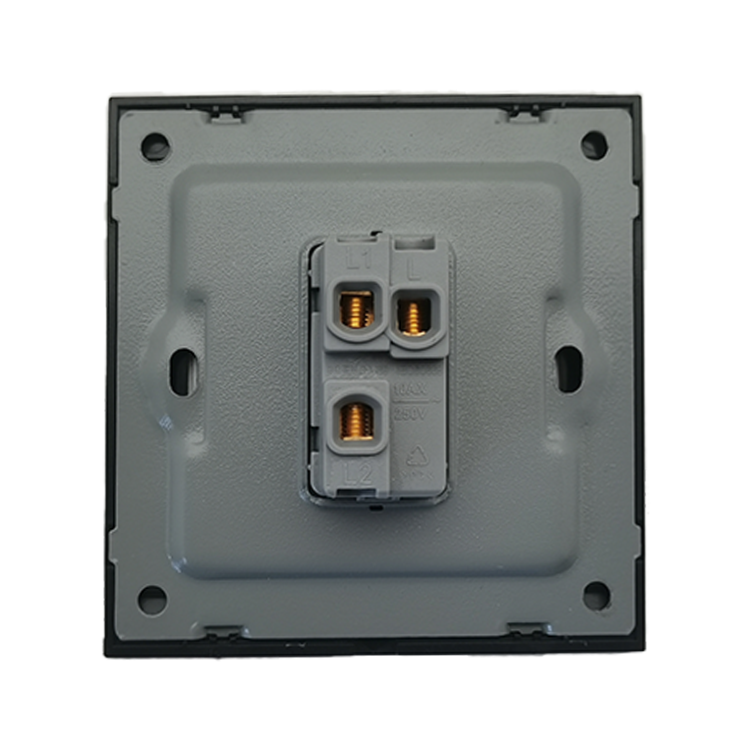 New Modern Design Wall Switch Meteor Silver UK Standard Electrical Switches Socket Smart Home Touch Panel Electric Light Switch