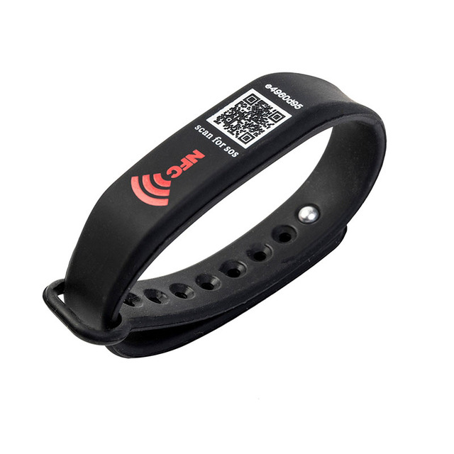 Factory Price Customized RFID Wristband Programmable 13.56Mhz F08 Wristband UID Number Printing