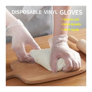Sans poudre peut être personnalisé des gants en vinyle jetables pour le nettoyage de la manipulation des aliments - Product Image 3