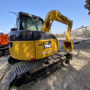 Équipement de construction d'occasion de haute qualité KOMATSU PC78US 8 tonnes, excavatrice d'occasion Komatsu PC78 pour l'agriculture avec certifications CE et EPA - Product Image 1