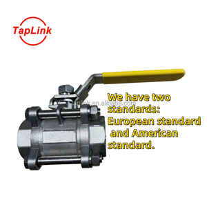 Высококачественный трехсекционный шаровой клапан 1000WOG DN50 DN100 с длинной ручкой для клапанов высокого давления для пищевой промышленности - Product Image 4