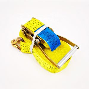 Correas de Amarre con Trinquete de Poliéster de Fabricación China, 50 mm, Alta Tensión, Gancho Doble en J, Capacidad de <span class=keywords><strong>Carga</strong></span> de 5000 kg <span class=keywords><strong>para</strong></span> Manejo de Remolques - Product Image 5