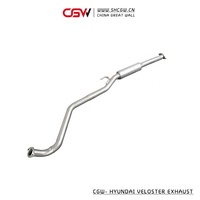 Système de silencieux d'échappement avec double sortie, Valve son actif, pour Hyundai velvet 1.6-1.8T