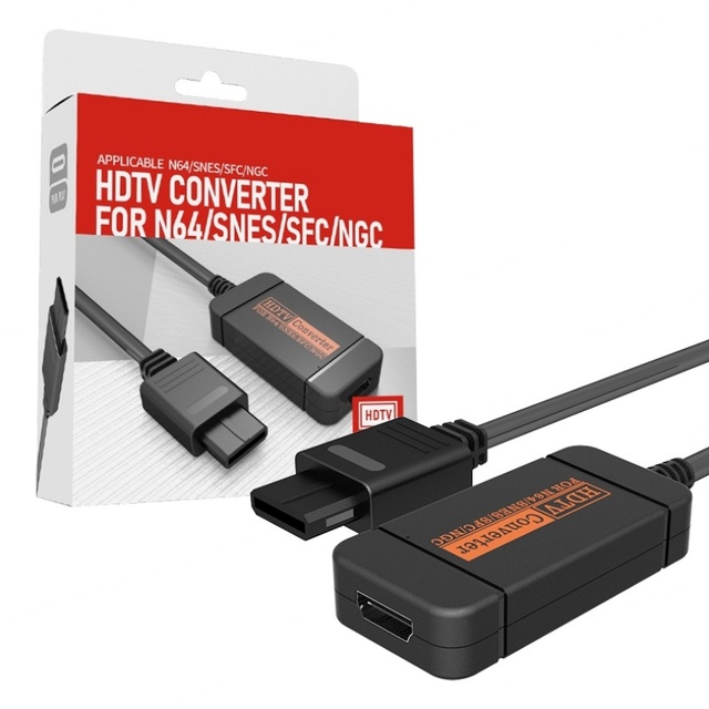 Factory Wired RGB TV Converter Cable for N64/SNES/SFC/NGC Multimedia Interface