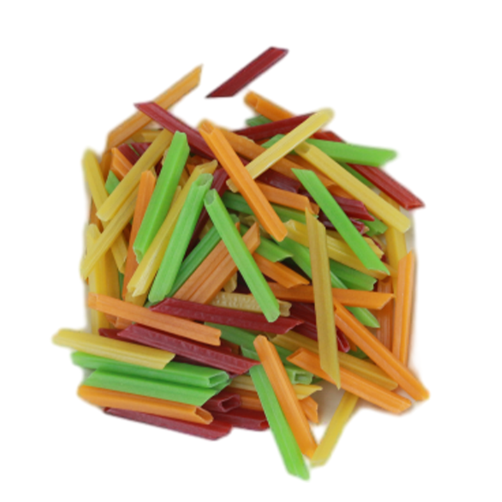 Wholesale of the Latest Flavors of Colorful Square Tube Snacks Semi-Finished Products Wholesale of the Latest Flavors of Colorful Square Tube Snacks Semi-Finished Products