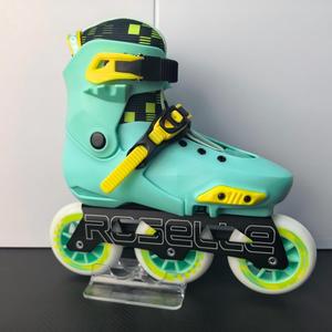 Patins à roulettes en ligne rétractables Feng Quan de haute qualité, en stock, vente chaude, sans LED, 3*100 <span class=keywords><strong>roues</strong></span> en PU, cadre en aluminium, <span class=keywords><strong>4</strong></span> tailles, pour enfants - Product Image 5