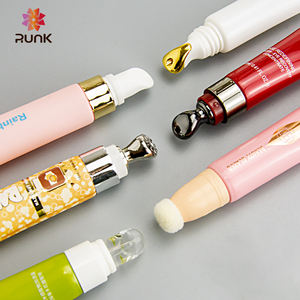 Özel Logo plastik yumuşak tüp ambalaj 5-30ml kozmetik tüp dudak parlatıcı kutusu göz kremi tüpü aplikatör allık yumuşak fırça ile - Product Image 2