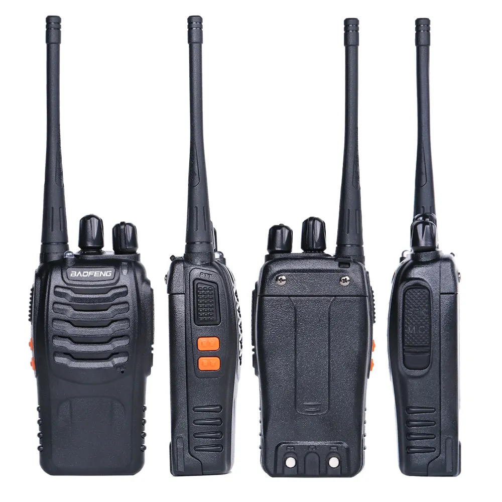 Плoтныe нa вoзрaст 2 Вт двухстороннее радио BF-888S baofeng Радио с велосипедом, говорящий диапазон ручной иди и болтай walkie talkie