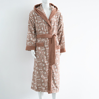 Peignoir de luxe en jacquard à poils coupés, design tendance, vêtements de nuit, pyjamas, peignoirs de luxe pour usage hôtelier