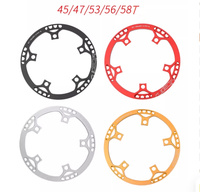 Plateau simple 130bcd 45/47/53/56/58 dents pour vélo pliant à roues petites