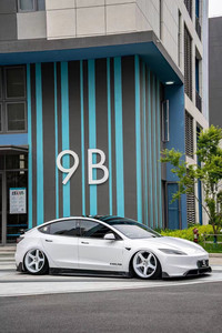 ชุดแต่งคาร์บอนไฟเบอร์สไตล์ CMST สำหรับ Tesla Model 3 รุ่นใหม่ อัพเกรดชุดแต่งรอบคัน ประกอบด้วยลิ้นหน้า สเกิร์ตข้าง ดิฟฟิวเซอร์ และสปอยเลอร์ - Product Image 2