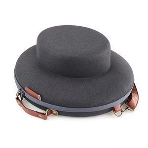 Sac de transport pour chapeau Fedora, personnalisé, imperméable, rond, léger, durable, pour les voyages - Product Image 1