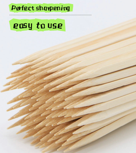 Palillos Cuadrados de Bambú Natural Biodegradables y Ecológicos a Precio Económico, Fáciles de Limpiar, para Carne, Uso en Cocina al Aire Libre, Compostables y Ecológicos Personalizados - Product Image 4