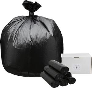 44-45 Gallon 1.5 Mil Heavy Duty Outdoor Indoor Extra Large Big Trash <b>Garbage</b> Bag Customized Size Color 150 Bags Counts - Product Image 1