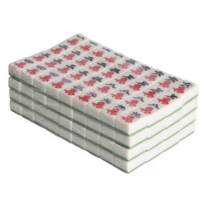 Fichas de Mahjong para el Hogar, Hechas a Mano, de Primera Clase, de Alta Gama, Tamaños Grande y Mediano, de Alto Valor Estético 44 para Juegos de Ajedrez y Cartas - Product Image 2
