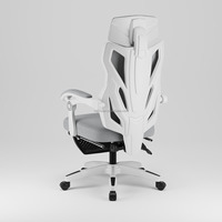 Chaise de bureau noire pour la maison, avec accoudoirs réglables, dossier en maille haute, couleurs personnalisées, soutien lombaire réglable, chaise de bureau en maille de direction