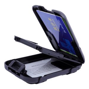 Nueva fábrica de moldeo, tarjetero de plástico, billetera de plástico de aluminio para tarjetas de crédito, tarjetero de plástico con bloqueo <span class=keywords><strong>Frid</strong></span> - Product Image 1