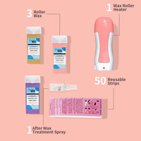 Chauffe-cire double face pour usage domestique, kit d'épilation à la cire, chauffe-cire dépilatoire