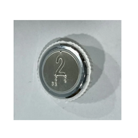 Direct fabricant indien en acier inoxydable circulaire numérique ascenseur bouton fond blanc lumière rouge hôpital hôtels villas