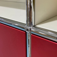 Mueble de Almacenamiento Modular Multicolor Estilo Bauhaus, Estantería Abierta para Sala de Estar y Dormitorio