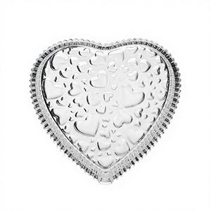 Plateau de service en verre en forme de <span class=keywords><strong>cœur</strong></span> classique écologique avec <span class=keywords><strong>des</strong></span> cœurs en relief pour <span class=keywords><strong>les</strong></span> desserts de fête, <span class=keywords><strong>les</strong></span> bonbons, <span class=keywords><strong>les</strong></span> bijoux - Product Image 2