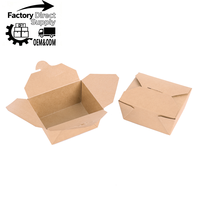 Boîtes à fentes jetables personnalisées imprimées pour la restauration rapide - Boîtes d'emballage en papier pour sushis, burgers, frites et snacks - Vente en gros