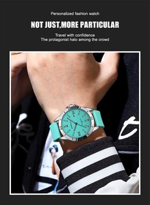 Nuevo Reloj Crrju 5025 para Hombre y Mujer, Resistente al Agua, con Correa de Acero Inoxidable, Estilo Casual, de Negocios, de Lujo, con Esfera Elegante - Product Image 3