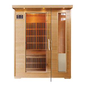 Sauna Portátil Eléctrica de Infrarrojos Lejanos para 1 Persona, con Ozono, Vapor Seco y Terapia de Sal - Product Image 1