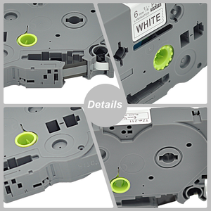 Cho Brother máy in tương thích nhiều lớp nhãn Băng TZE-211 màu đen trên trắng 6 Mét Băng - Product Image 4