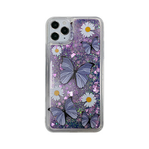 Funda de teléfono móvil con purpurina líquida, estilo neón especial, flor china, arena movediza, para Iphone xs max 11 12 - Product Image 2