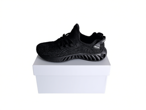 รองเท้าวิ่ง หน้าผ้าตาข่าย พื้นยาง พื้นรองเท้า EVA สีดำ รุ่น 20722H - Product Image 1