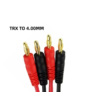 TRX Male Female To 4.0MM Banana Plug 14AWG <b>Charging</b> <b>Cable</b> Adapter Wire For B6AC RC Charger Plant Protection Drone - Product Image 3