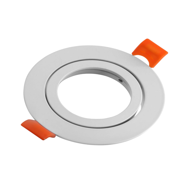 Factory Cheap Frame for Led Spot Light Gu10 Mr16 Warm Daylight Cold White Shade Ceiling Pc Housing Bracket Lamp Base Socket
