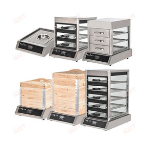 Eau d'alimentation automatique Pain commercial Nourriture Petit déjeuner électrique <span class=keywords><strong>Cuiseur</strong></span> à <span class=keywords><strong>vapeur</strong></span> Machine Température et temps réglables <span class=keywords><strong>Cuiseur</strong></span> à <span class=keywords><strong>vapeur</strong></span> - Product Image 3