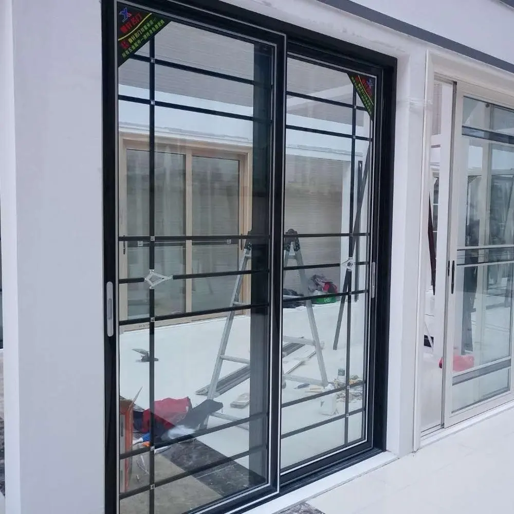 Cina Hot Dijual Eksterior Kamar Mandi Kaca Lipat PVC Interior Shower Aluminium Sliding Door